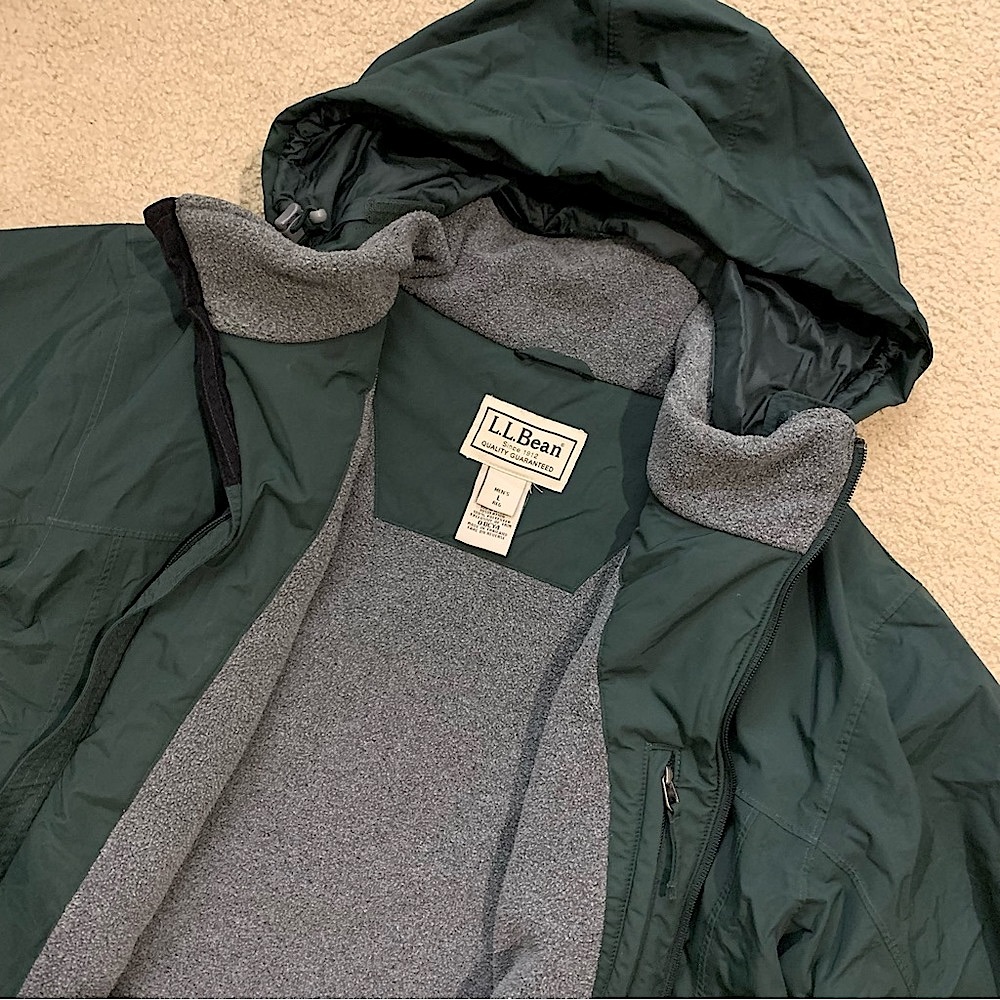 L.L. Bean Vintage Green Coat